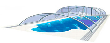 Тип павильона для бассейна COMBI Конструкция павильона для бассейна COMBI