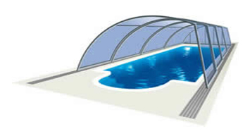 Тип павильона для бассейна ELEGANCE Конструкция павильона для бассейна ELEGANCE