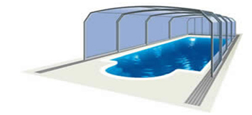 Тип павильона для бассейна MONACO Конструкция павильона для бассейна MONACO